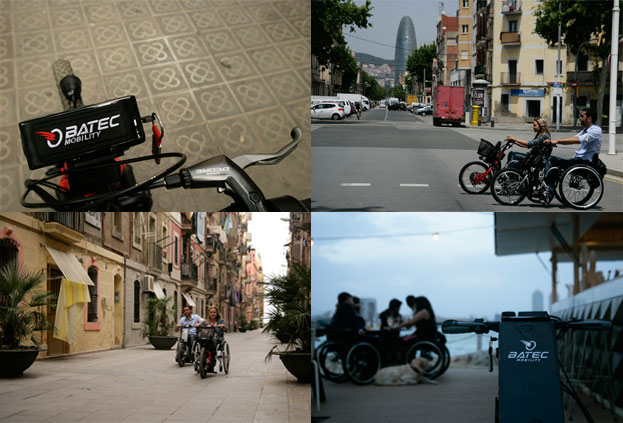 Varias imágenes de handbikes de Batec