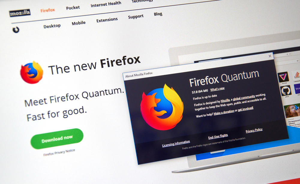 Imagen del lanzamiento del Firefox Quantum
