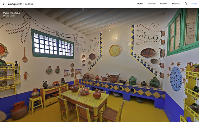 Fotograf&iacute;a del Museo de Frida Kahlo en M&eacute;xico a trav&eacute;s del proyecto 'Caras de Frida'
