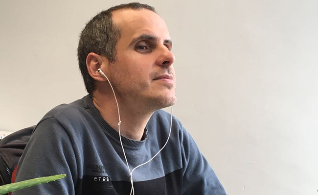 Fotograf&iacute;a de Jordi siguiendo un cap&iacute;tulo de Fargo
