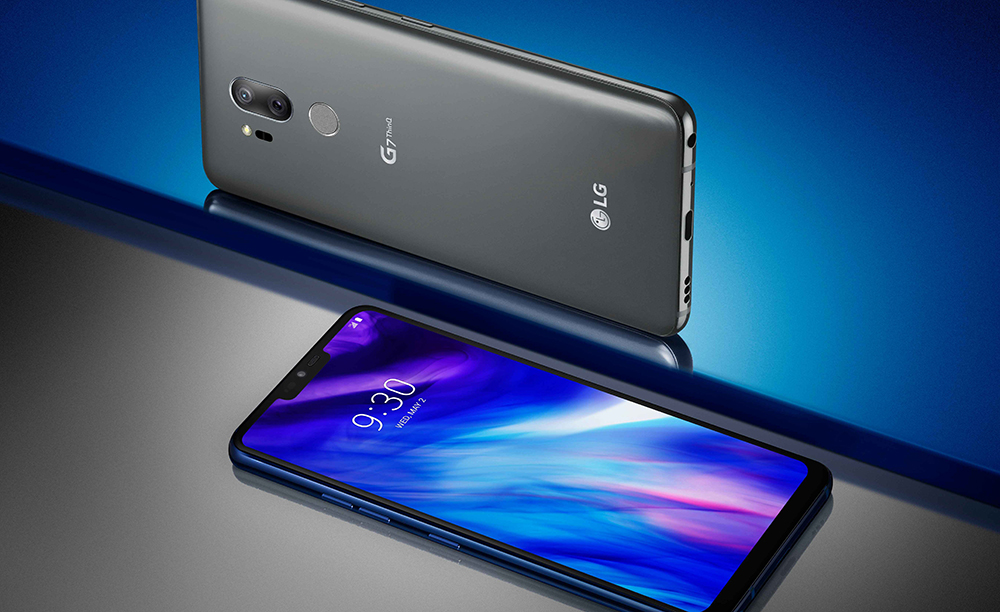 Fotograf&iacute;a de los nuevos terminales LG G7