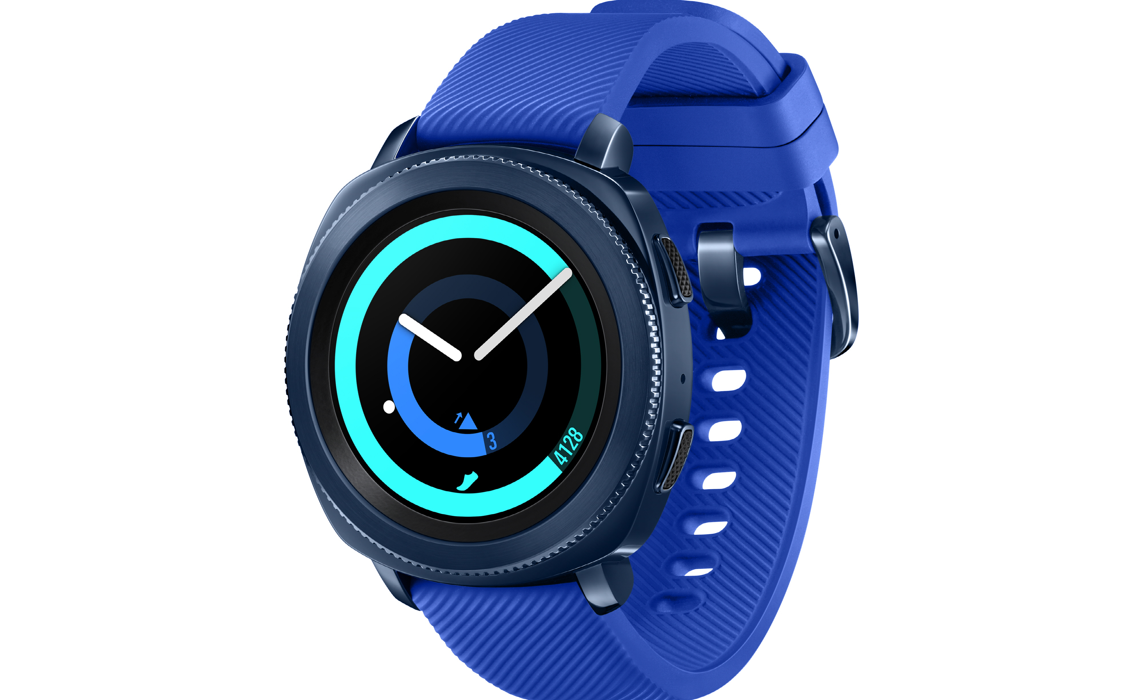Imagen del nuevo Samsung Gear Sport en su versión en color azul