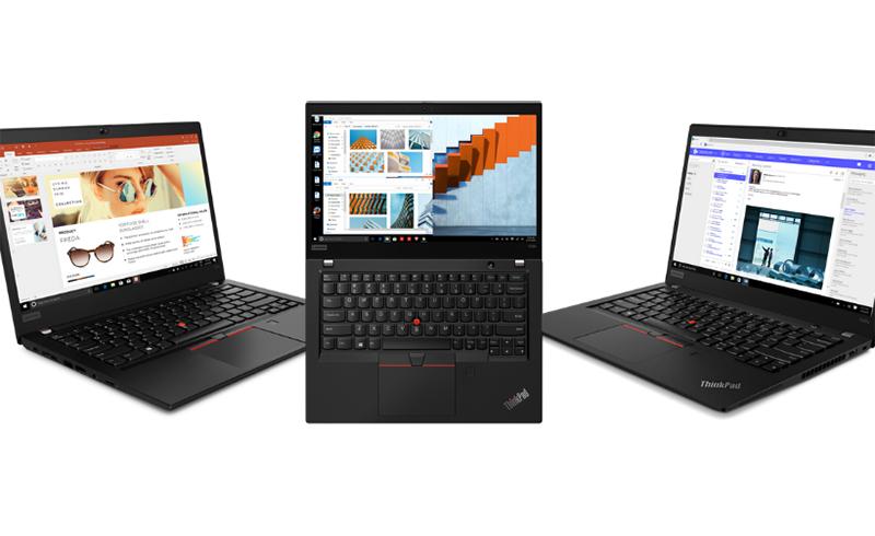 Imagen comercial de los nuevos portátiles ThinkPad de Lenovo