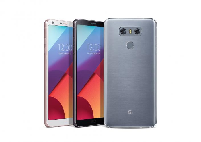 Imagen del teléfono G6 de LG