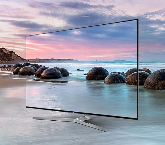 Imagen de un televisor de la serie MU 8005 de Samsung