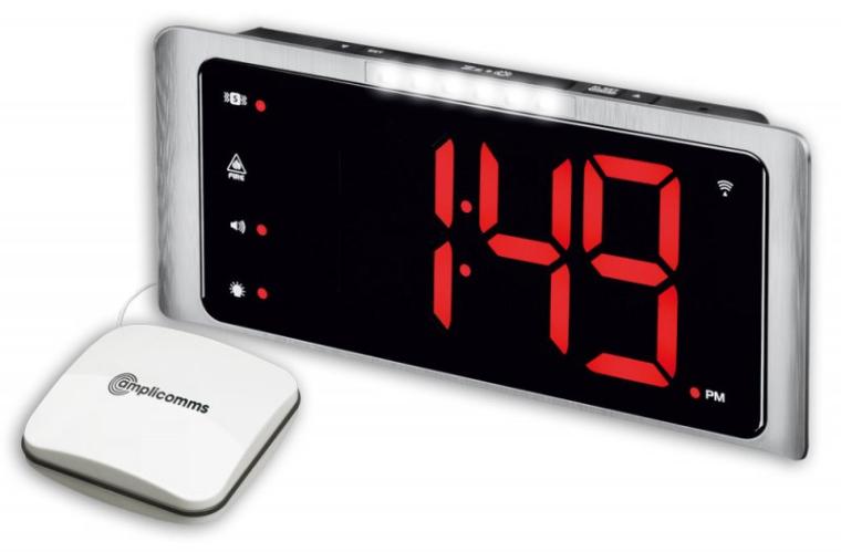 Imagen del despertador TCL 400 con el accesorio de vibraci&oacute;n para la almohada