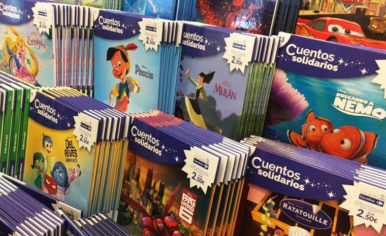 Fotograf&iacute;a de la colecci&oacute;n de libros de Disney y Carrefour