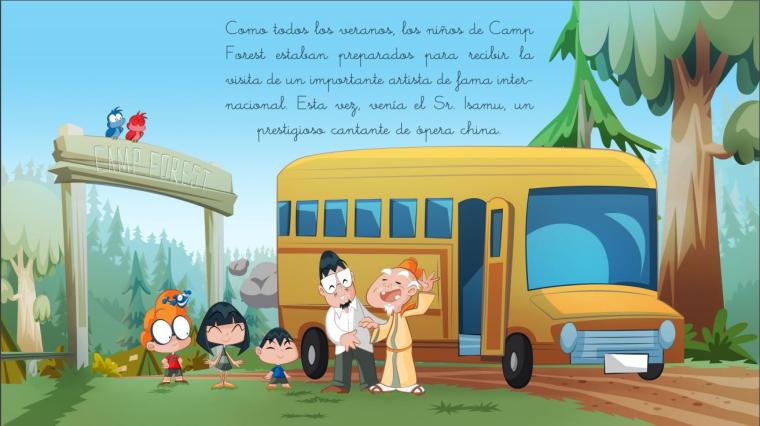 Una p&aacute;gina del libro 'La canci&oacute;n del se&ntilde;or Isamu'