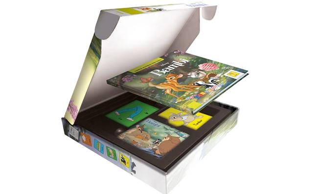 Caja abierta del cuento de Bambi
