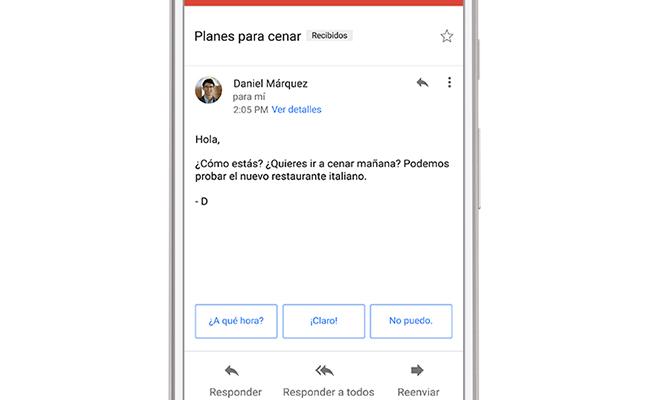 Imagen de un m&oacute;vil utilizando el sistema Smart Replay de Google