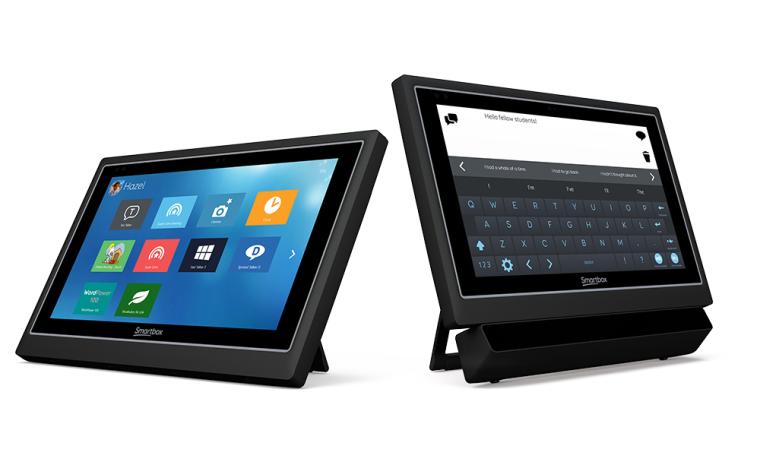 Imagen de dos tabletas que utilizan Grid 3