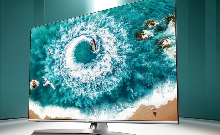 Imagen comercial de un televisor ULED de Hisense