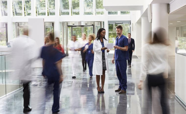 Imagen del interior de un hospital