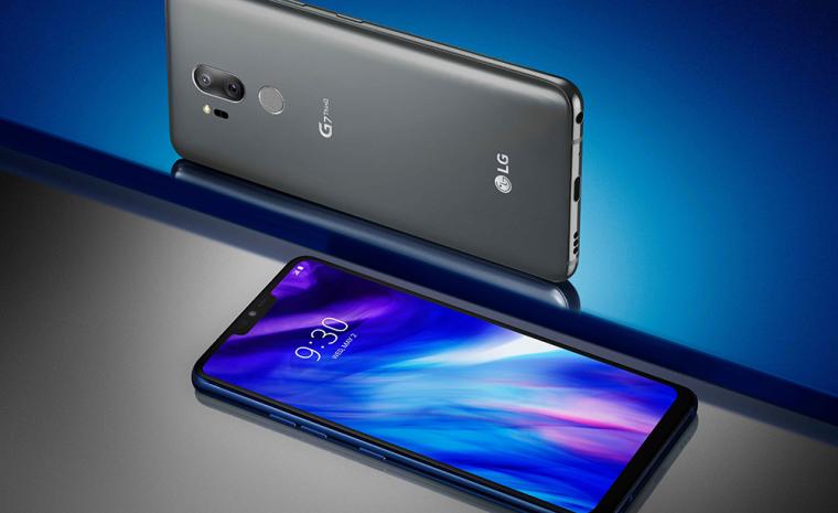 Fotograf&iacute;a de los nuevos terminales LG G7