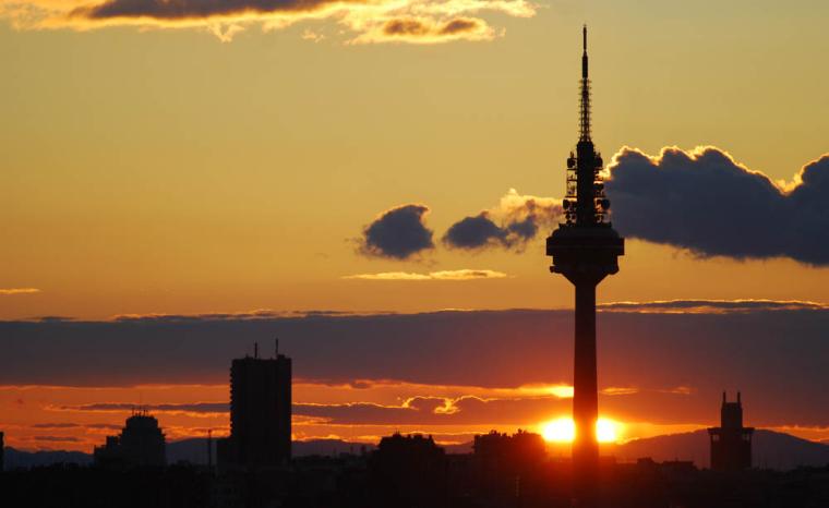 Fotograf&iacute;a del edificio Torrespa&ntilde;a de RTVE en Madrid