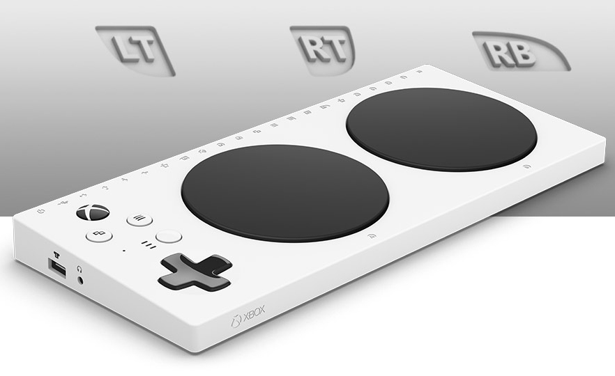 Imagen del mando accesible para Xbox de Microsoft
